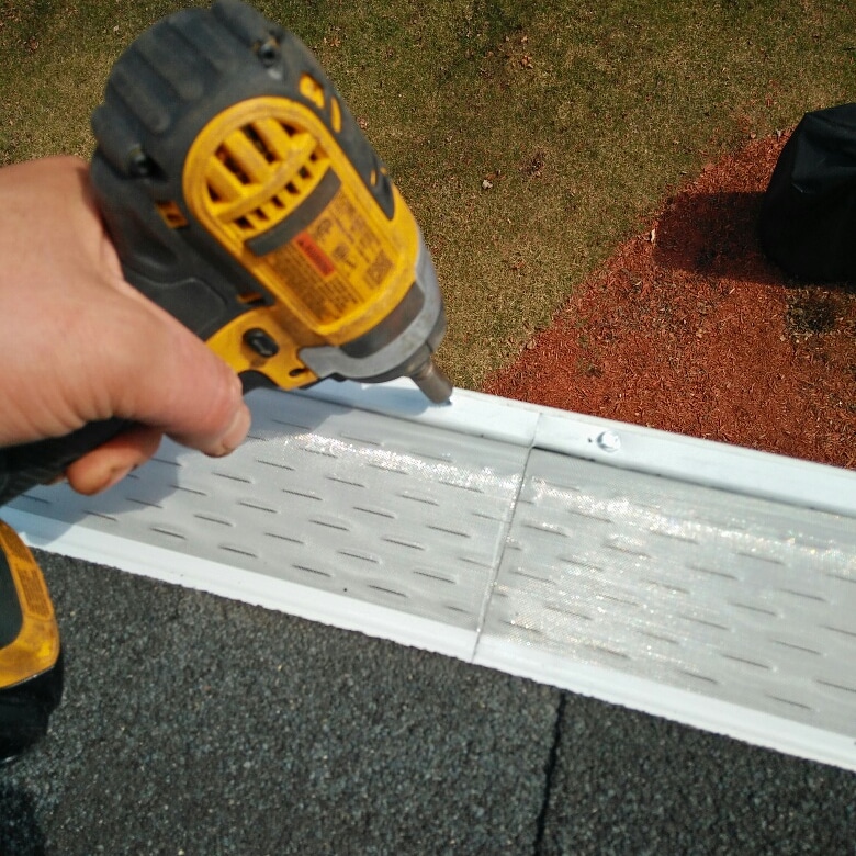 Gutter guards installation